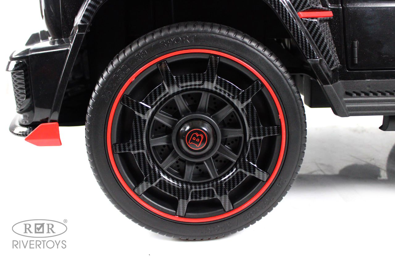Электромобиль RIVERTOYS Mercedes Z777ZZ-BLACK С пультом ДУ - фото 12