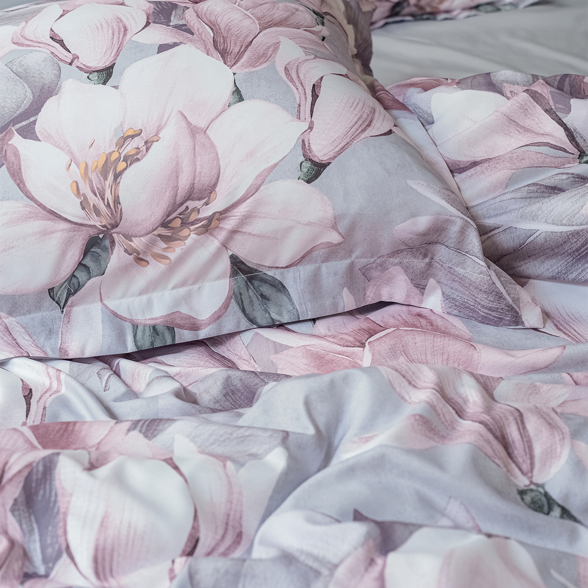 Комплект постельного белья MCotton Аурелио 2-спальный максим икро-сатин - фото 5