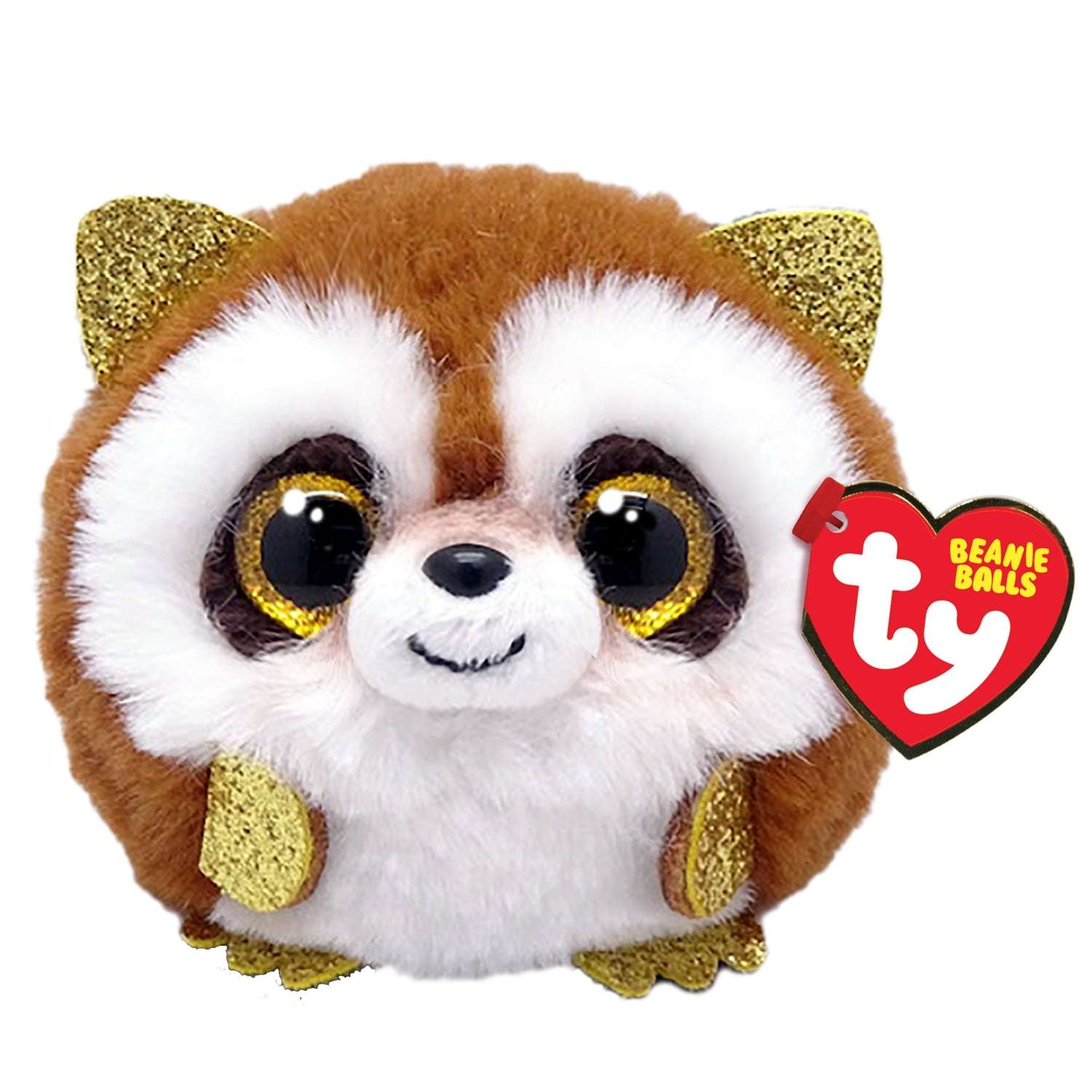 Мягкая игрушка TY енот 10 см - фото 1