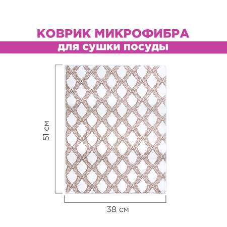 Коврик для сушки посуды Paterra 406-045