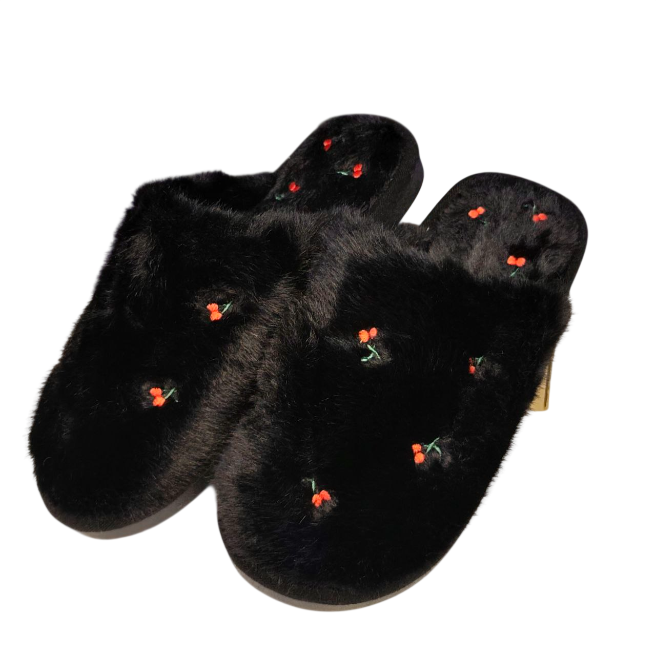 Тапочки mutter тапочки_черные_роза - фото 1