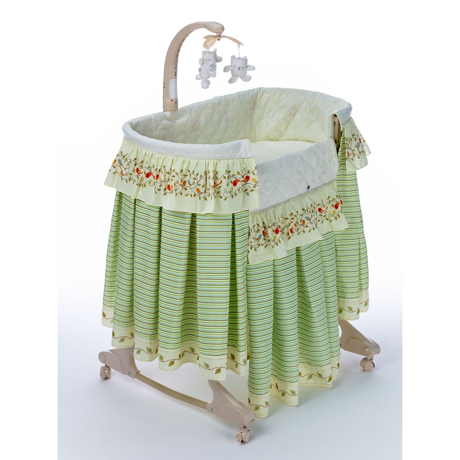 Колыбель 3в1 SIMPLICITY 3070 Little Birds Оливковый - фото 13