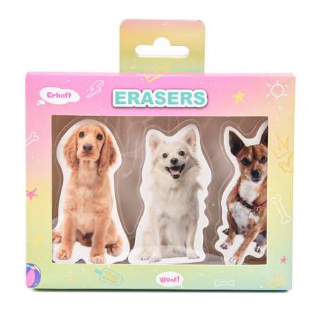 Ластик Erhaft Dogs 3 шт.