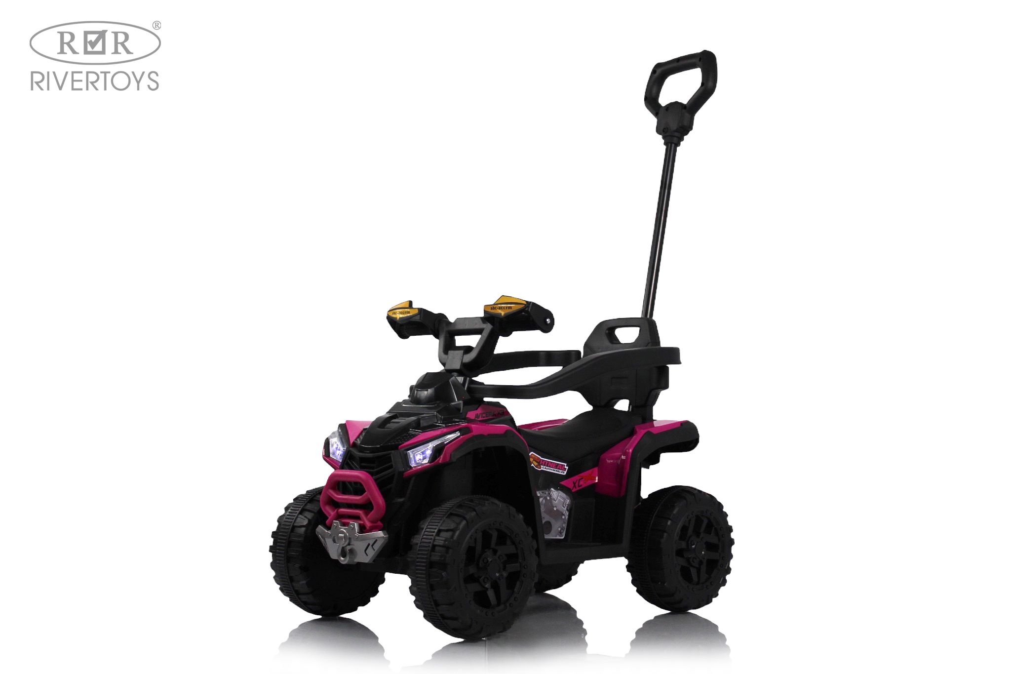 Электромобиль RIVERTOYS F003FF-NEW-PINK - фото 1
