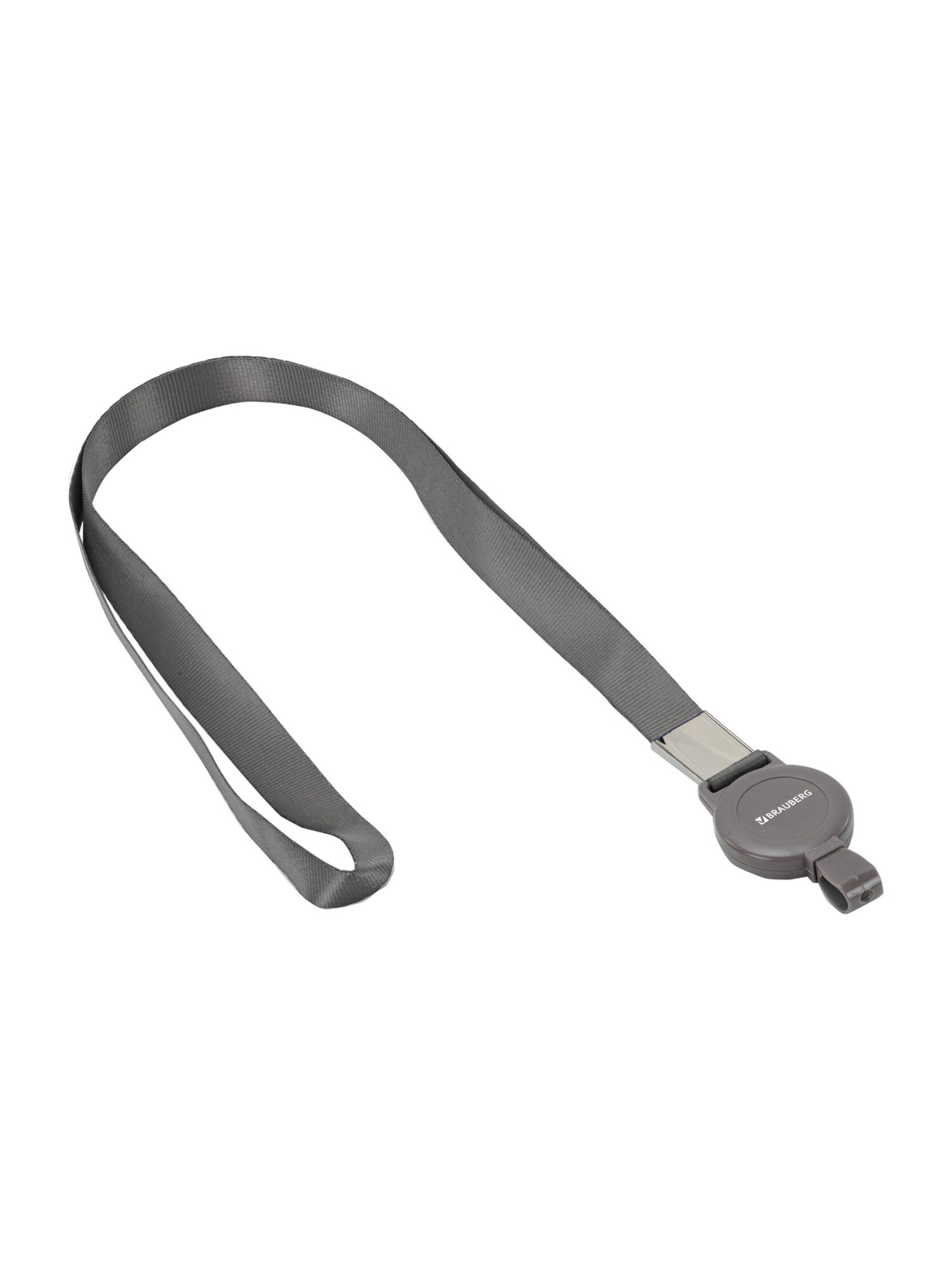 Держатель для бейджа Brauberg серый - фото 5