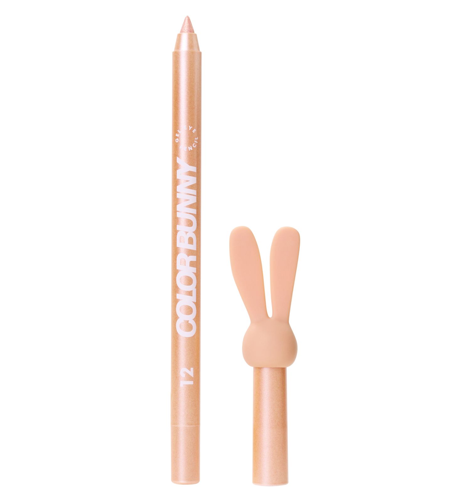 Карандаш для глаз Love Generation Color Bunny гелевый стойкий насыщенный тон 12 розово-золотой 1.3г - фото 1