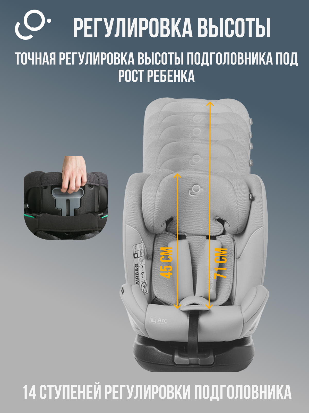 Автокресло SoonSung Isofix 0+/1/2/3 (0-36 кг) черный - фото 5