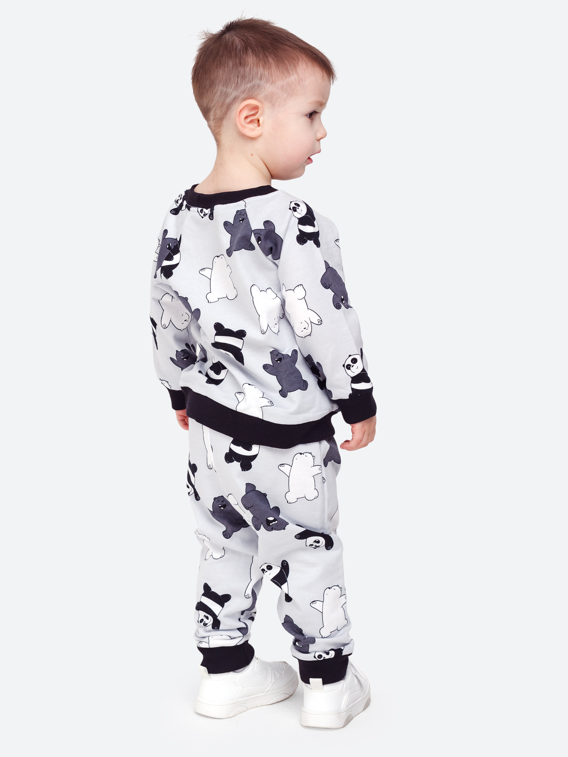 Костюм VEDDI 635ф-21/серый/панда - фото 8