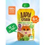 Пюре Дары Кубани Яблоко банан груша злаки с 6 мес 130 г 12 упак.