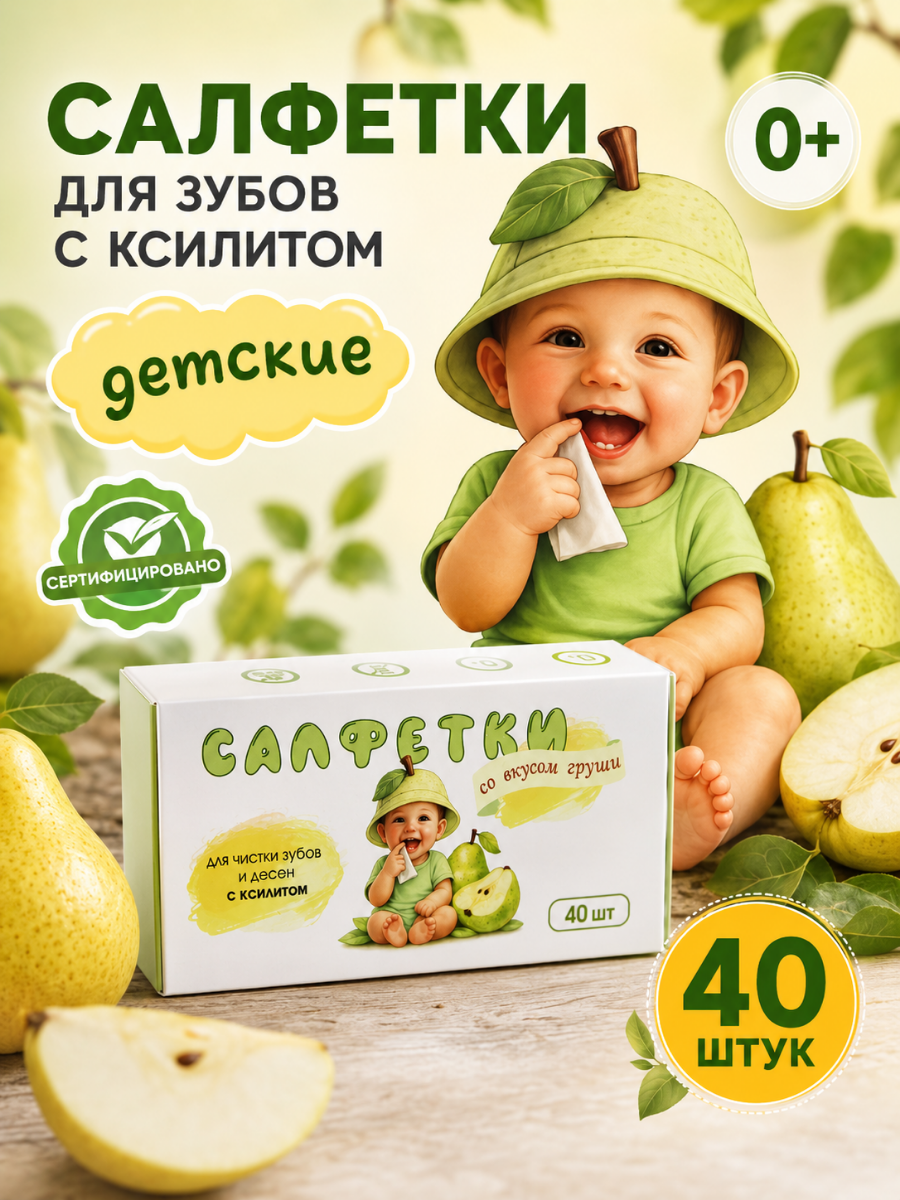 Салфетки с ксилитом LVL со вкусом дюшеса - фото 1