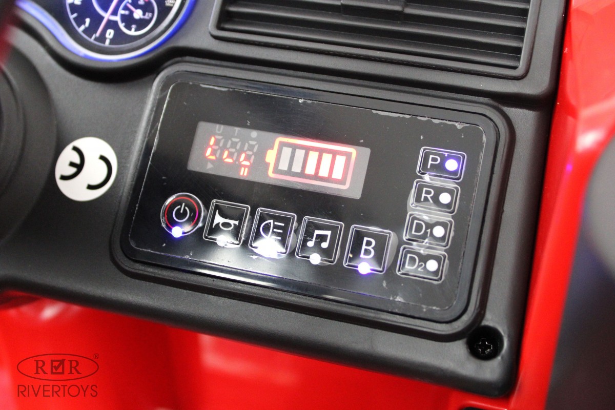 Электромобиль RIVERTOYS A555AA-RED С пультом ДУ - фото 31