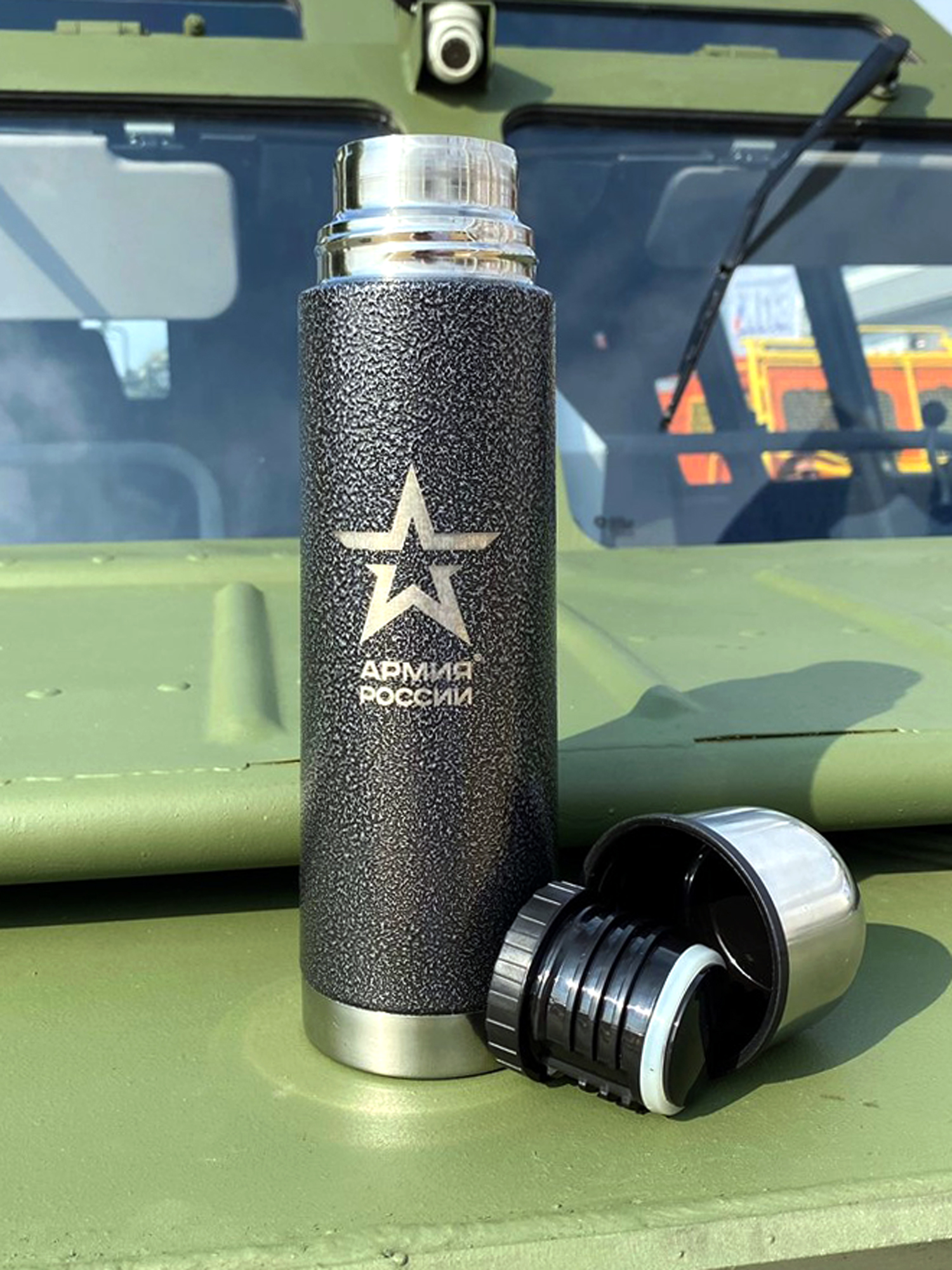 Термос THERMOS Армия России Гильза 0.5 л - фото 7