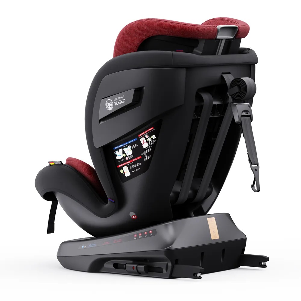 Автокресло KLEE Rapid 360 Fix Isofix 0+/1/2/3 (0-36 кг) красный - фото 6