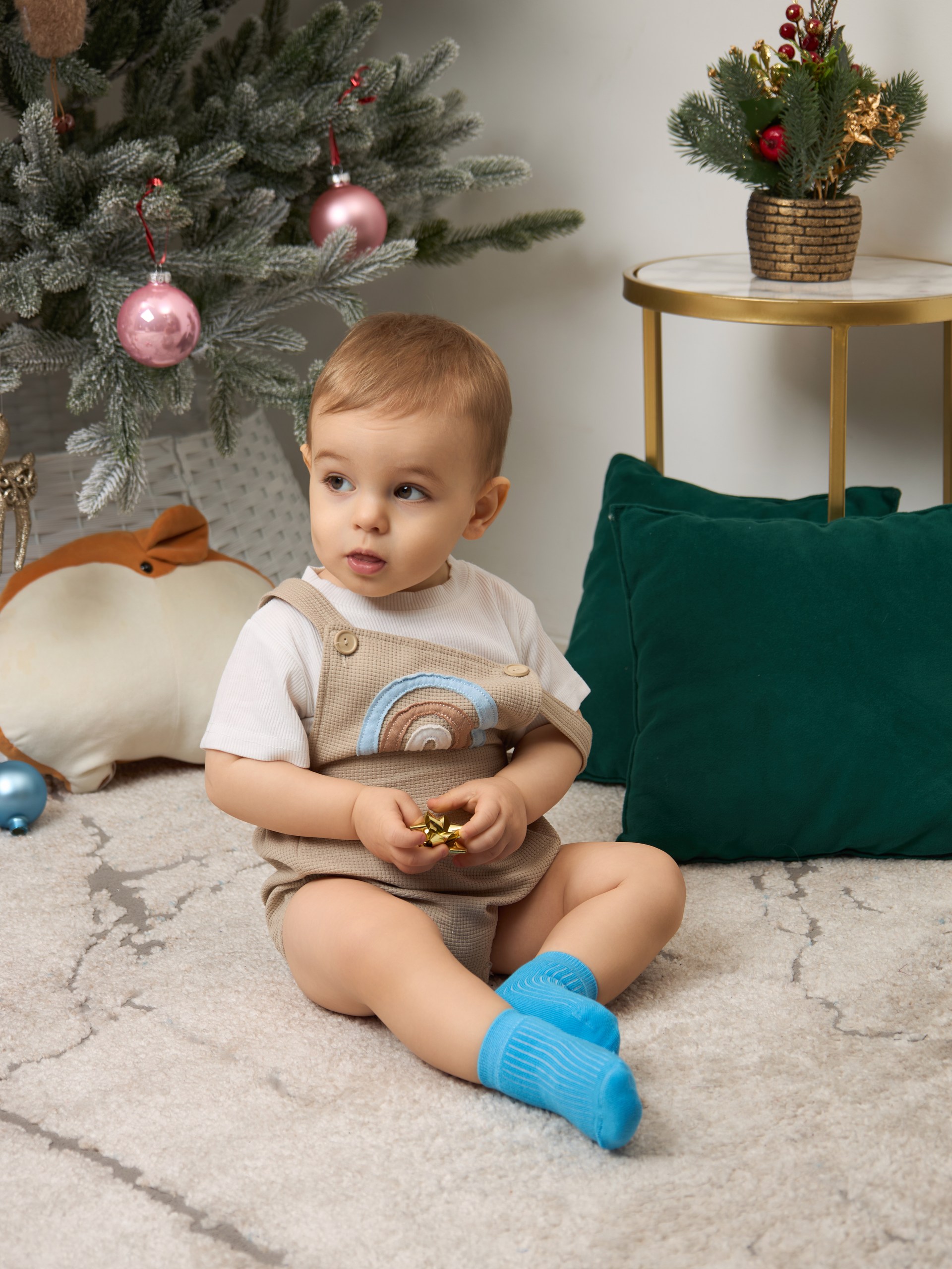 Носки 3 пары ALEX YVN BT-1650-3-бирюз.бел.зел. - фото 6