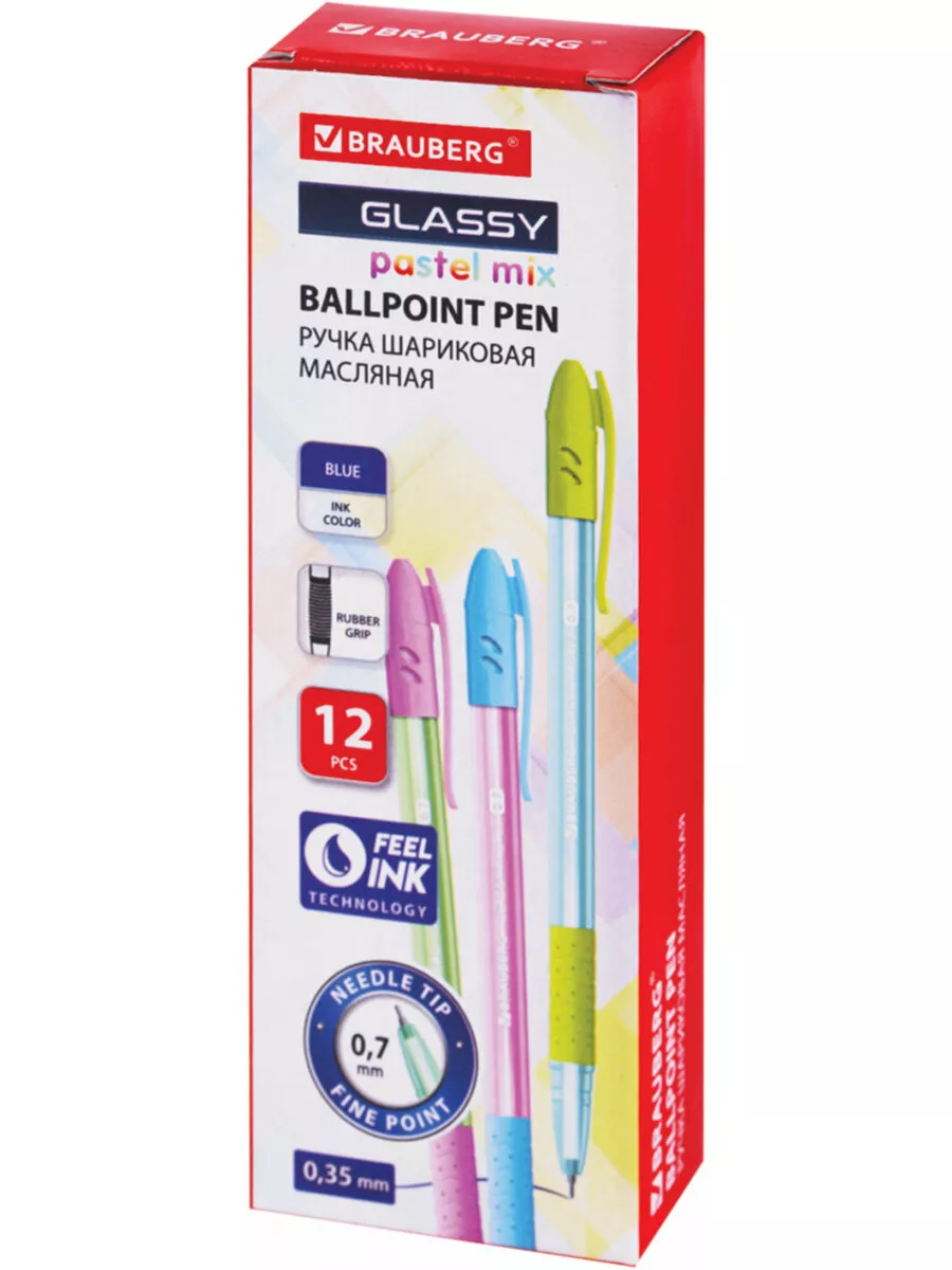 Ручка шариковая Brauberg 12 шт. - фото 9