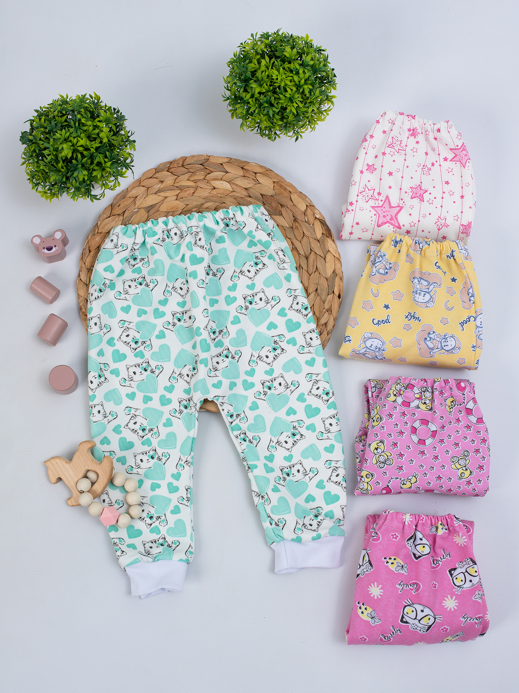 Брюки 5 шт IVANOVO KIDS ПМ-002длядевочек - фото 6