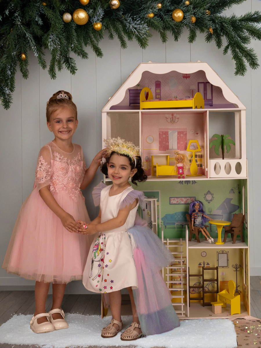 Домик для кукол PAREMO с мебелью PD318-01 - фото 1