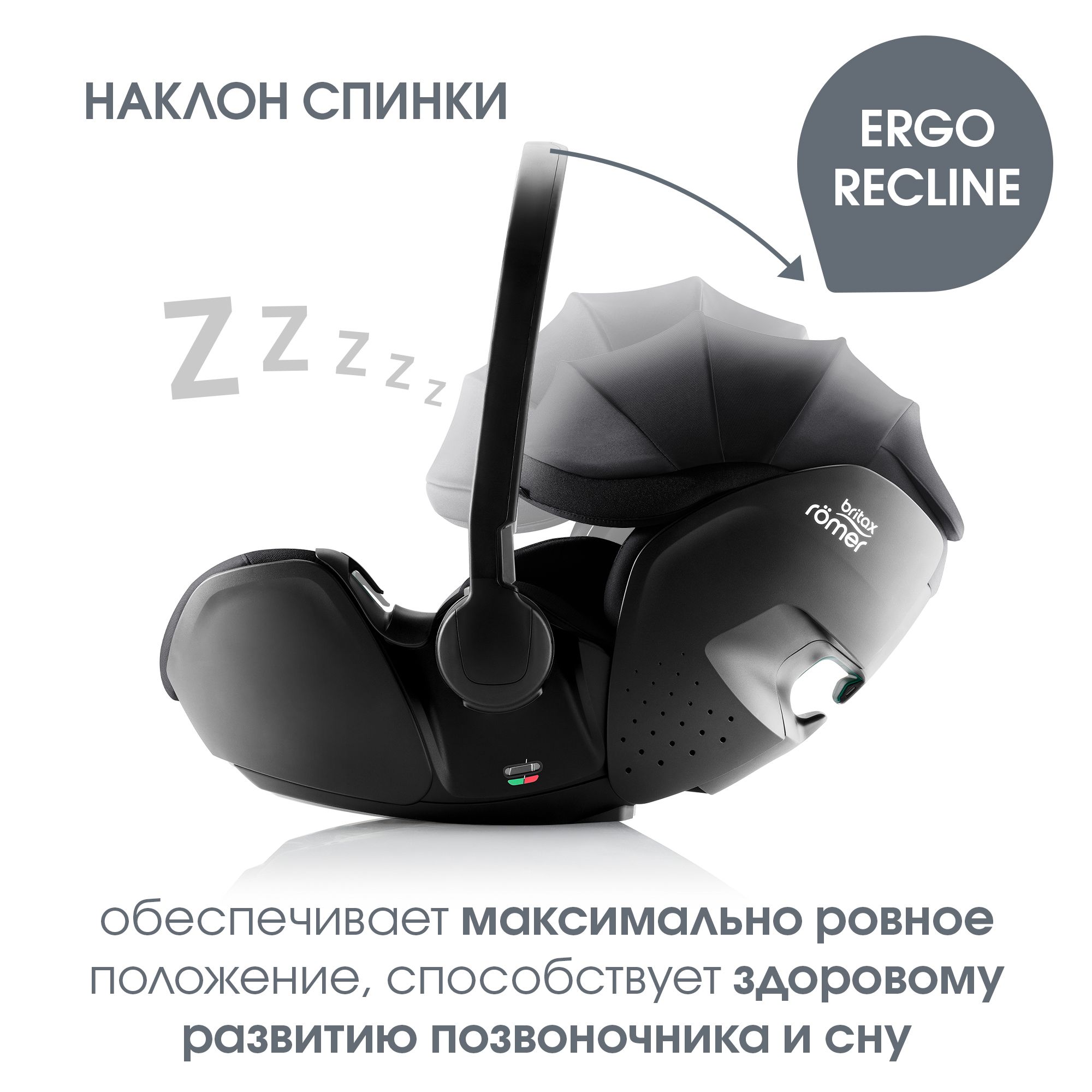Автокресло Britax Roemer Baby-Safe Pro и Vario base Isofix 0+/1 (0-18 кг) черный - фото 6