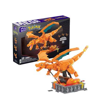 Конструктор Mega Construx Pokémon Motion Glurak 1664 дет.