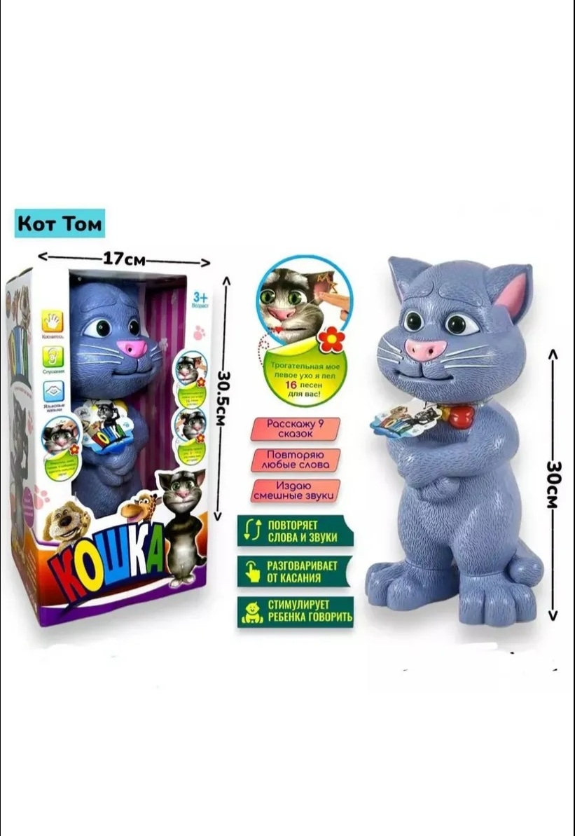 Интерактивная фигурка CASTLELADY Кот Том - фото 7