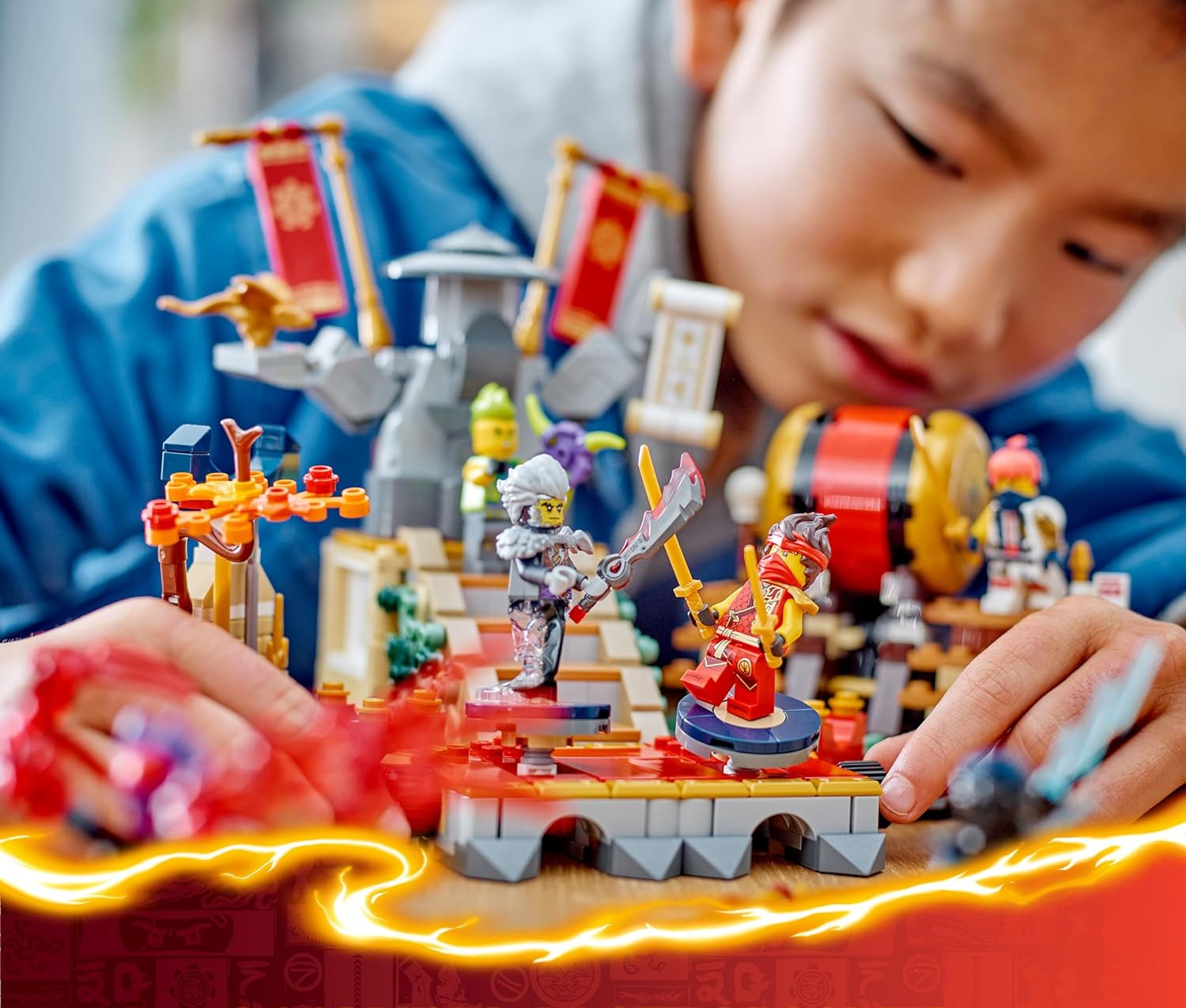 Конструктор LEGO NINJAGO Турнирная боевая арена 659 дет. - фото 8