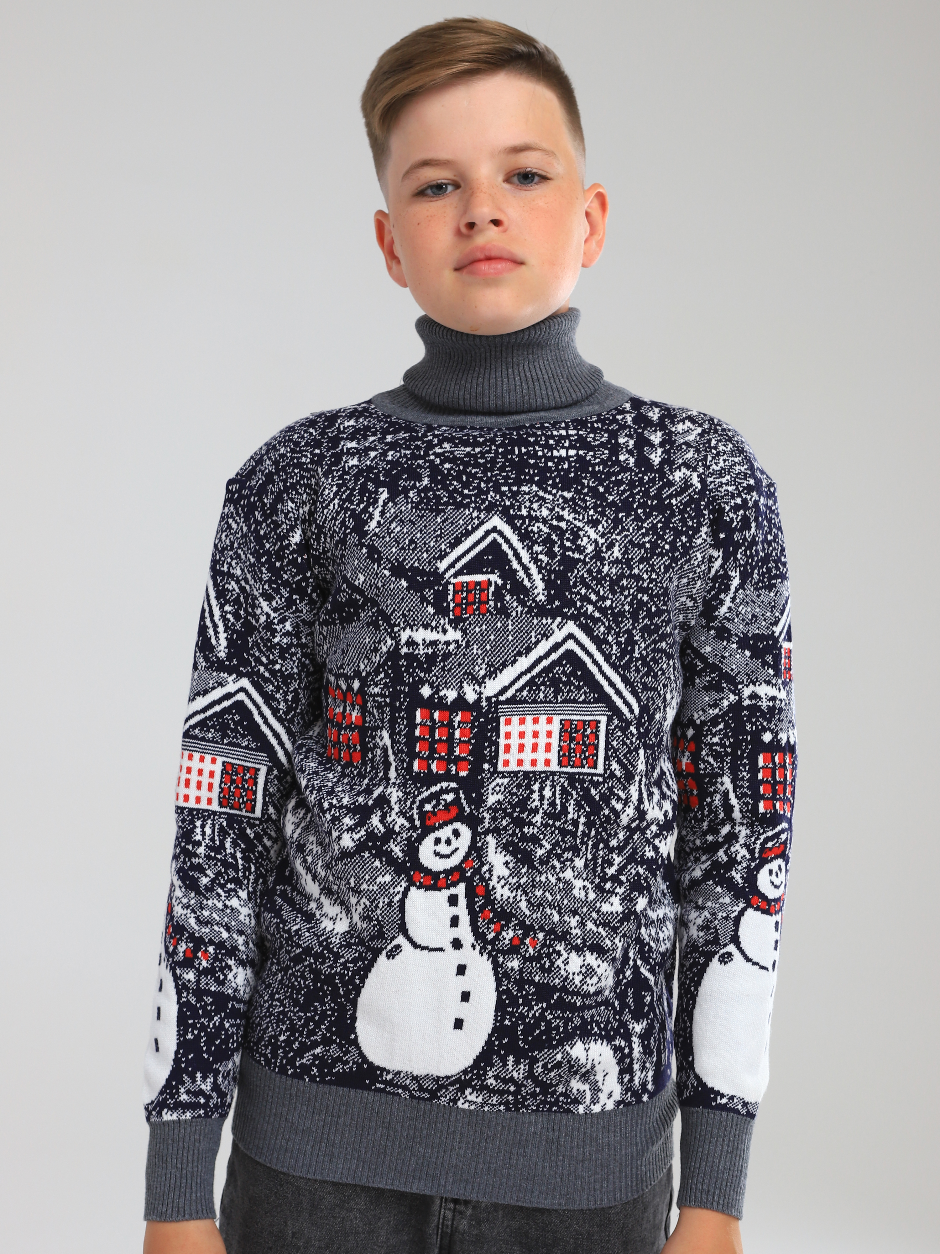 Свитер СИНИЙ МИР FUL3023A-C62 - фото 8