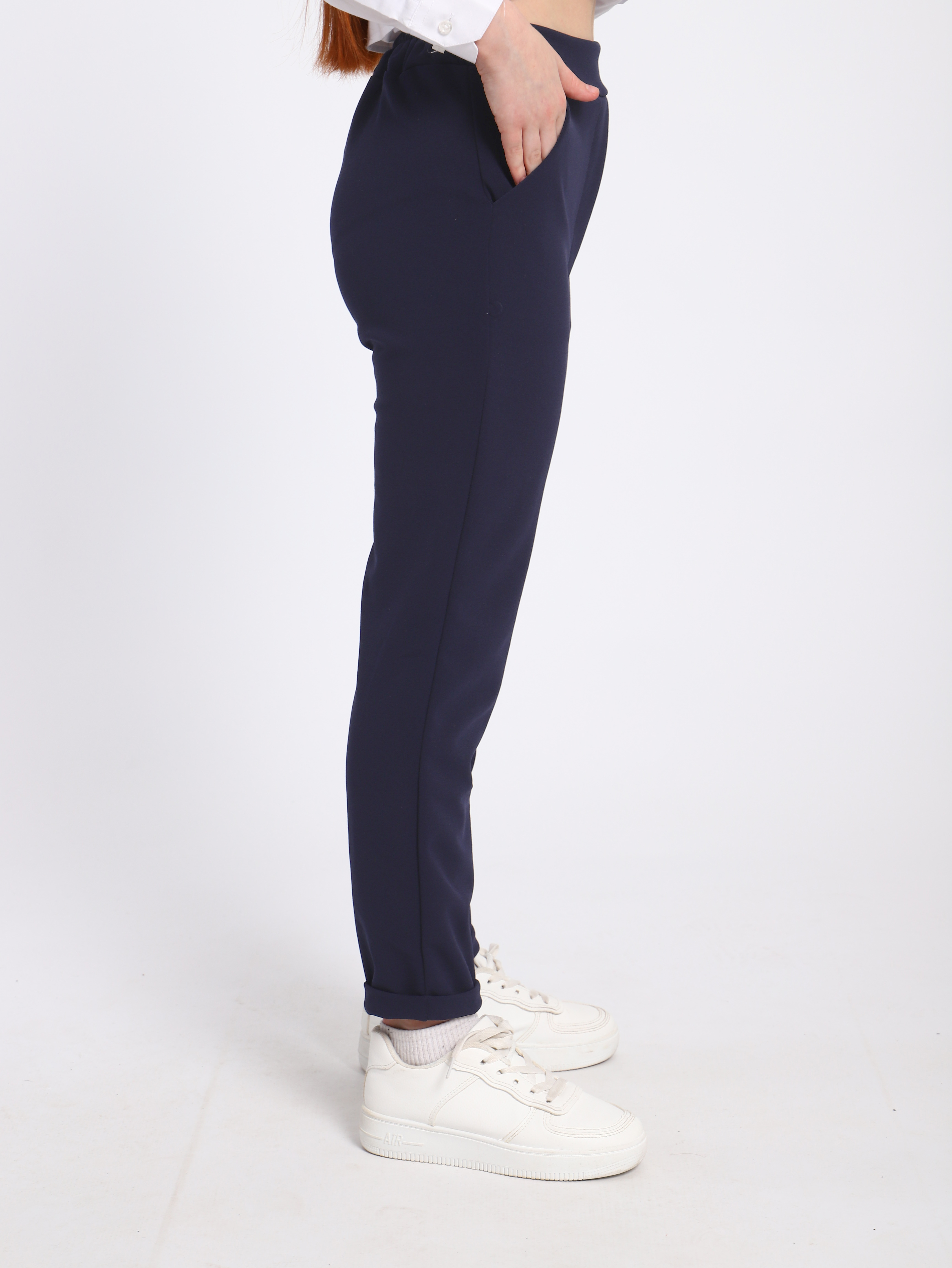 Брюки ЛАДОШКИ Брюки Мира синий - фото 10