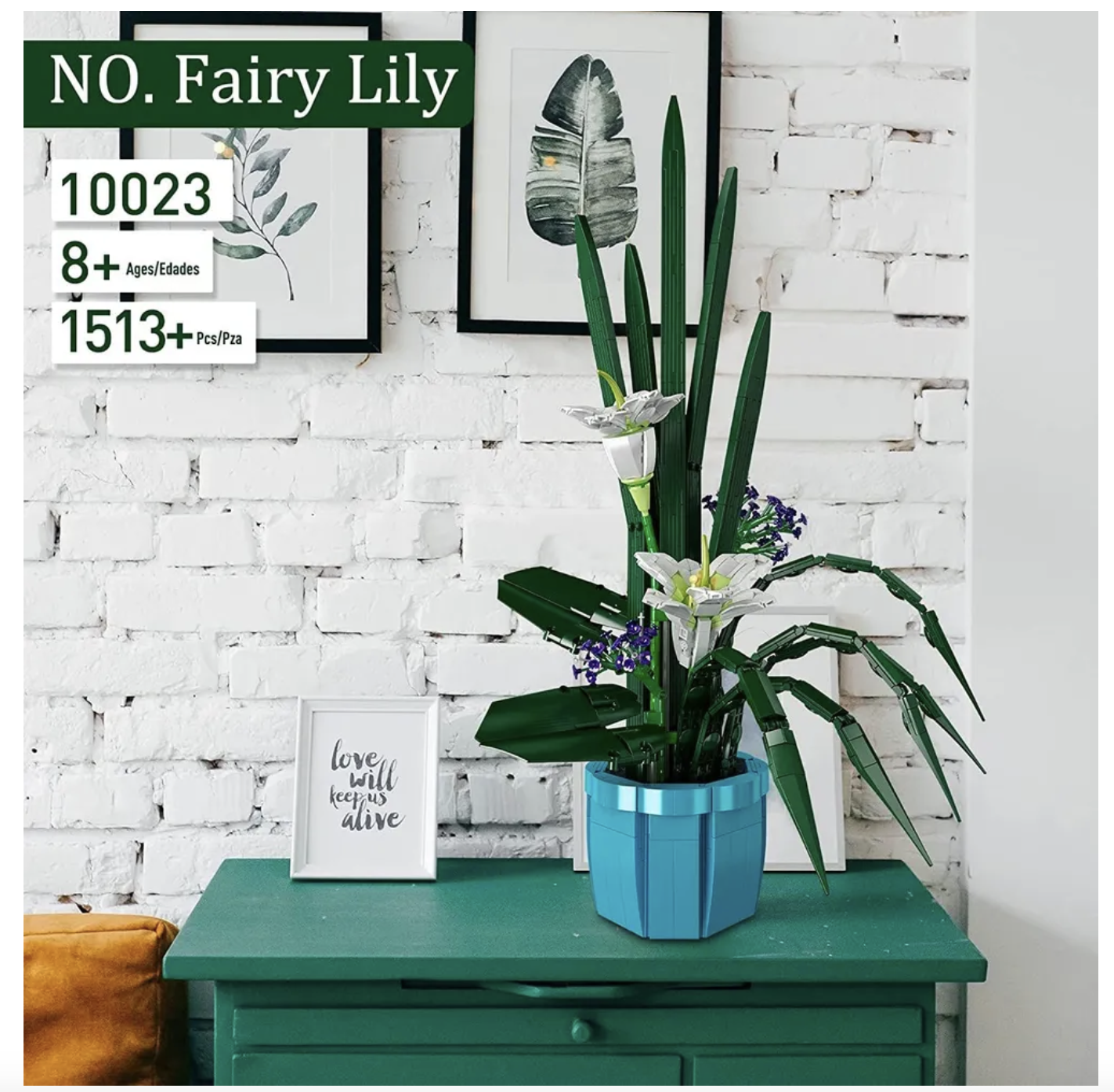 Конструктор Mould King Цветы Лилия в горшке - фото 3