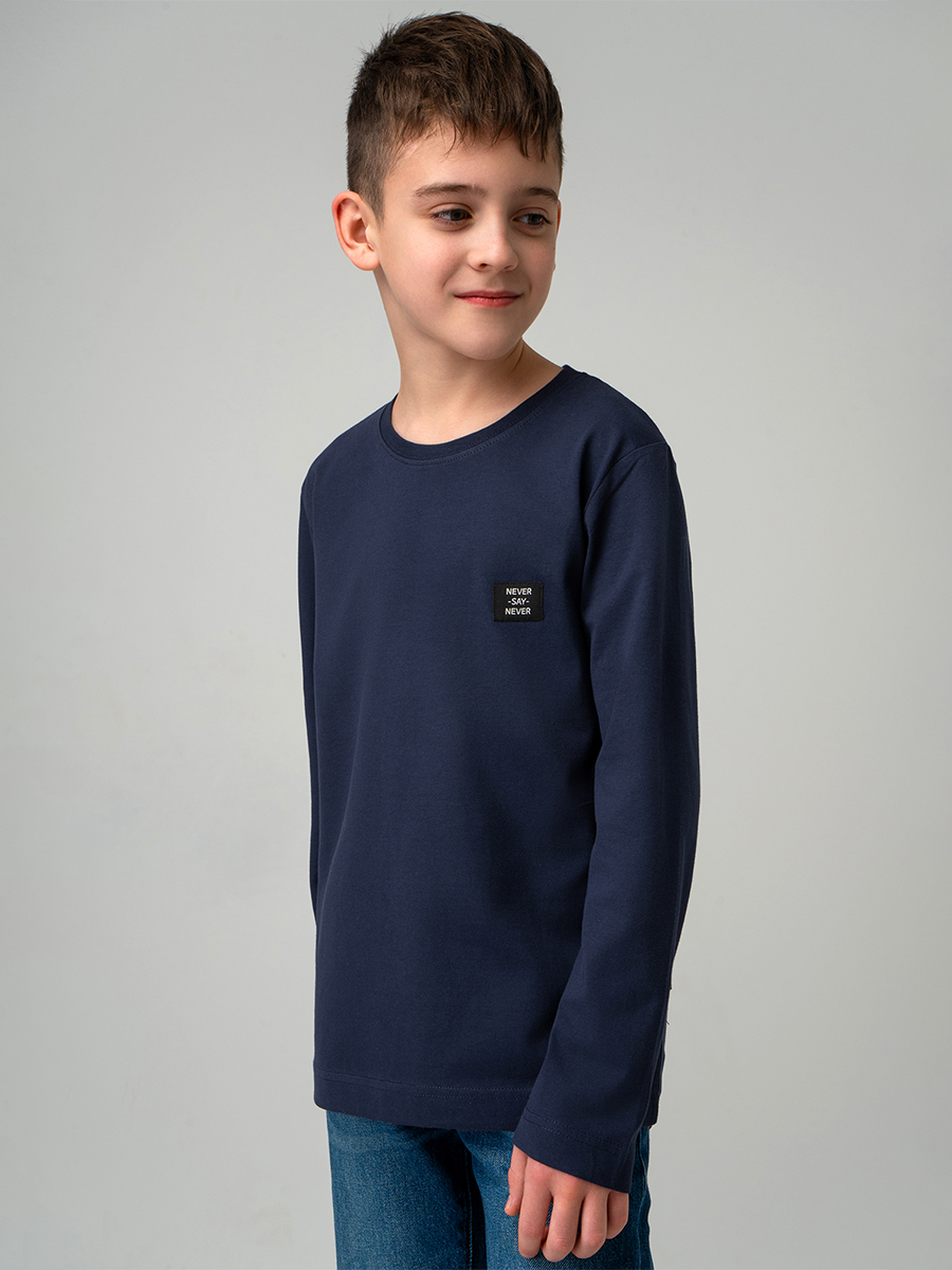 Лонгслив BONITO KIDS SS6096т.синий - фото 6