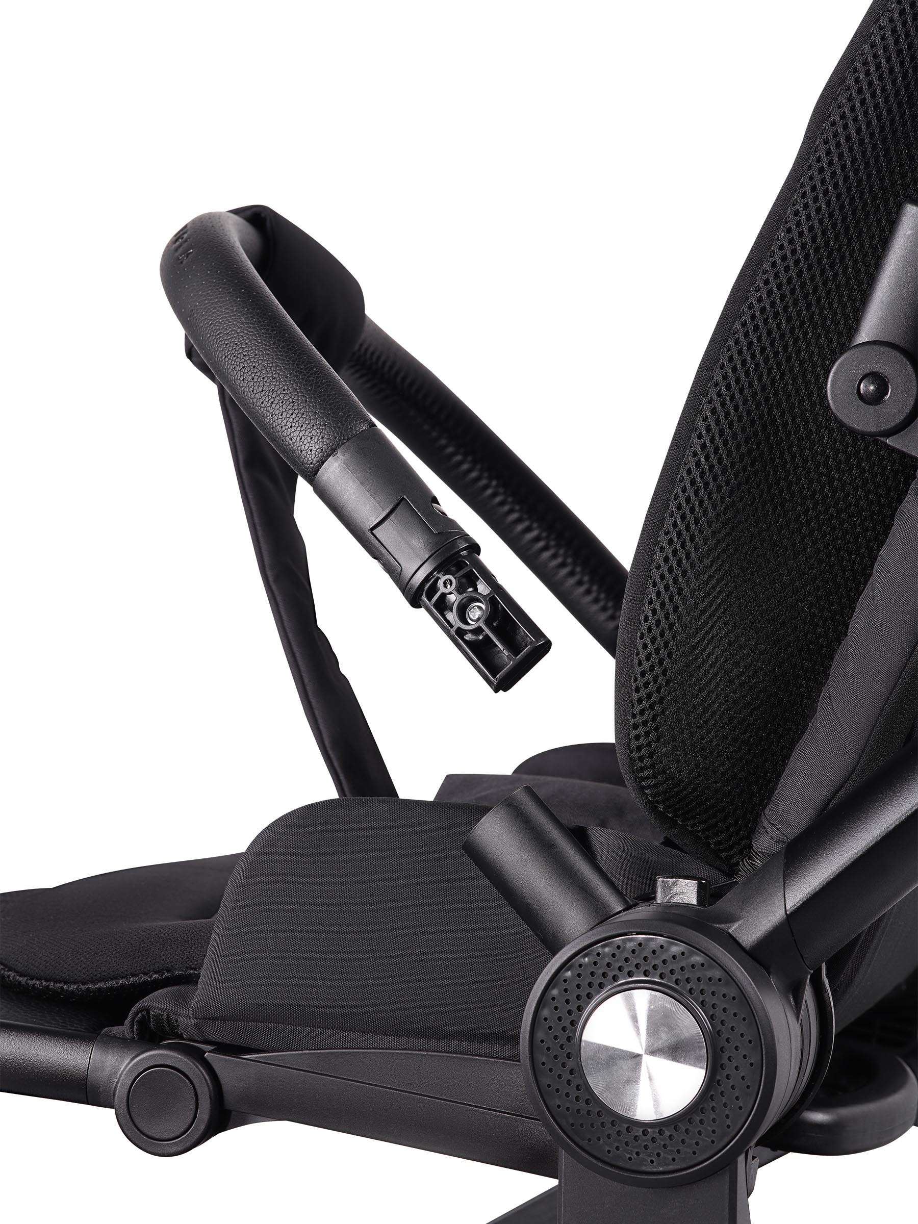 Коляска прогулочная JOVOLA Enigma всесезонная черный - фото 22