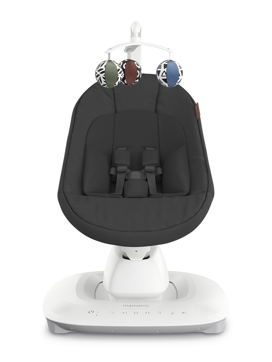 Кресло-качалка UPPAbaby Charcoal Melange черный - фото 2