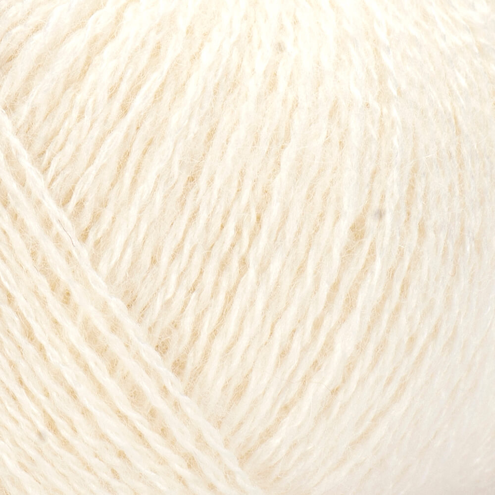 Пряжа YarnArt Silky Wool полушерстяная меринос 25 г 190 м 330 молочный 10 мотков - фото 7