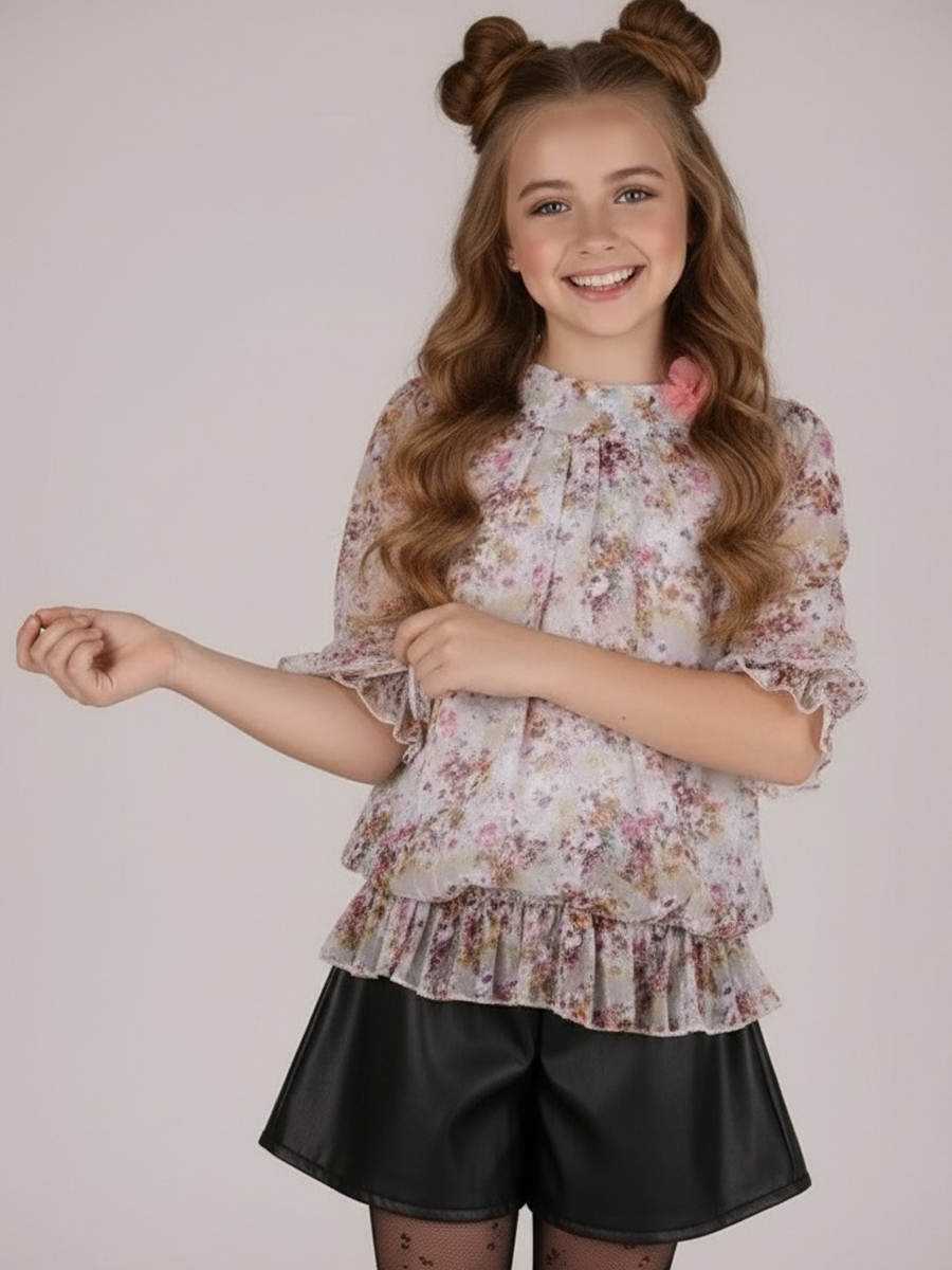 Блузка Lila Style Цветы - фото 1