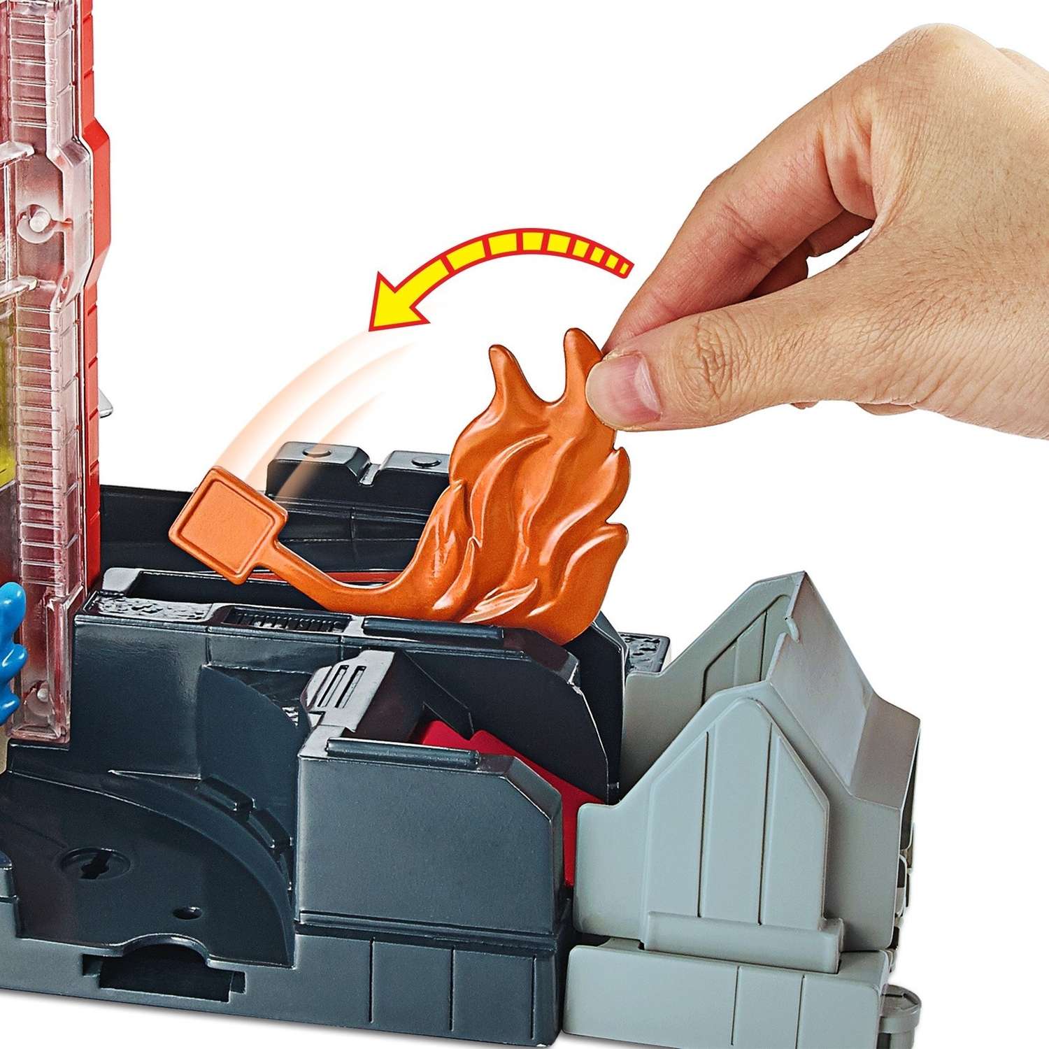 Трек Hot Wheels Пожарная суперстанция с лифтом FNB15 - фото 4