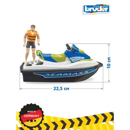 Катер Bruder 1:16 белый