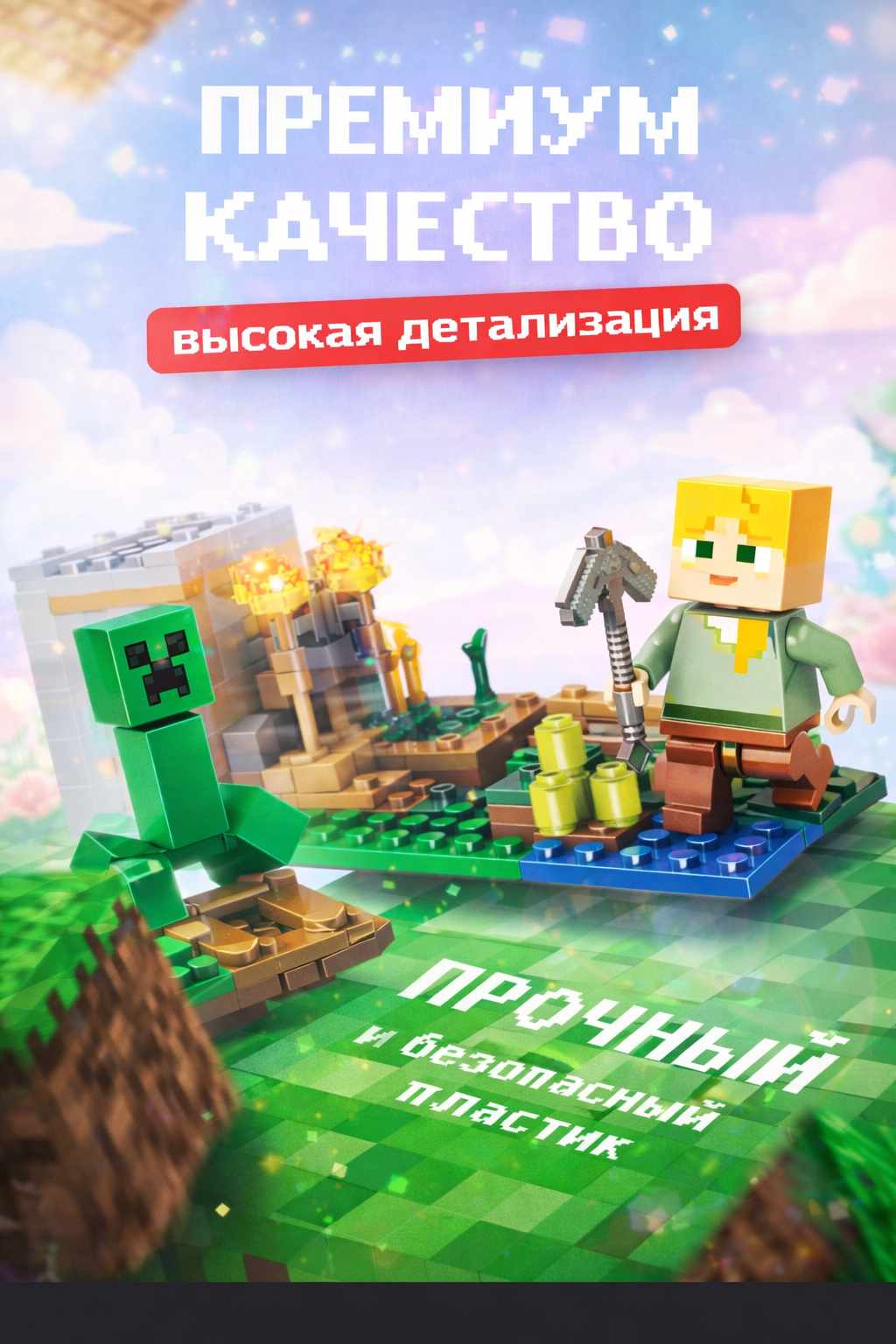 Конструктор BalaToys MyWorld Деревня жителей 803 дет. - фото 2