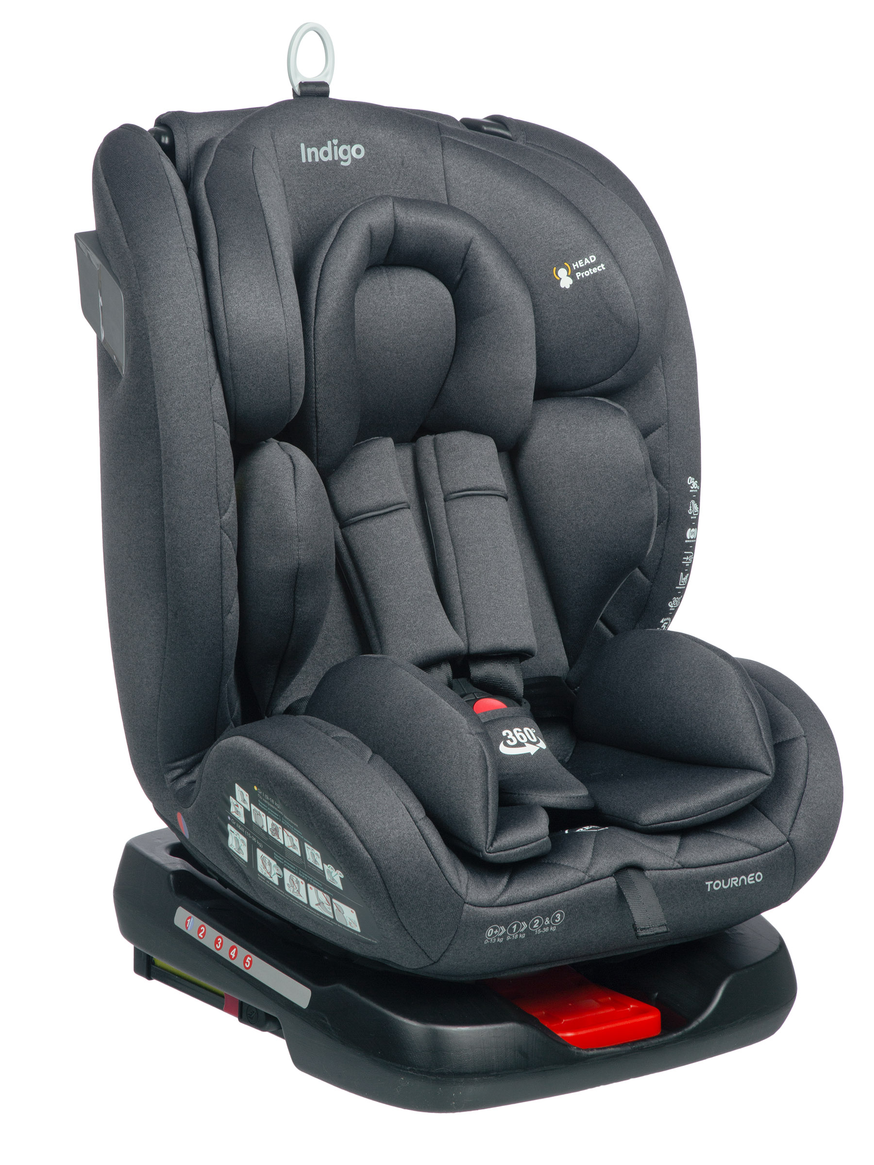 Автокресло Indigo Tourneo Isofix 0+/1/2/3 (0-36 кг) - фото 12