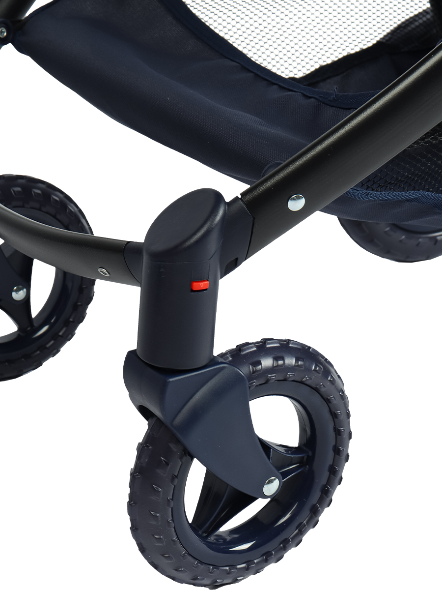 Коляска-трансформер для кукол Рыжий кот 9696-BS - фото 6