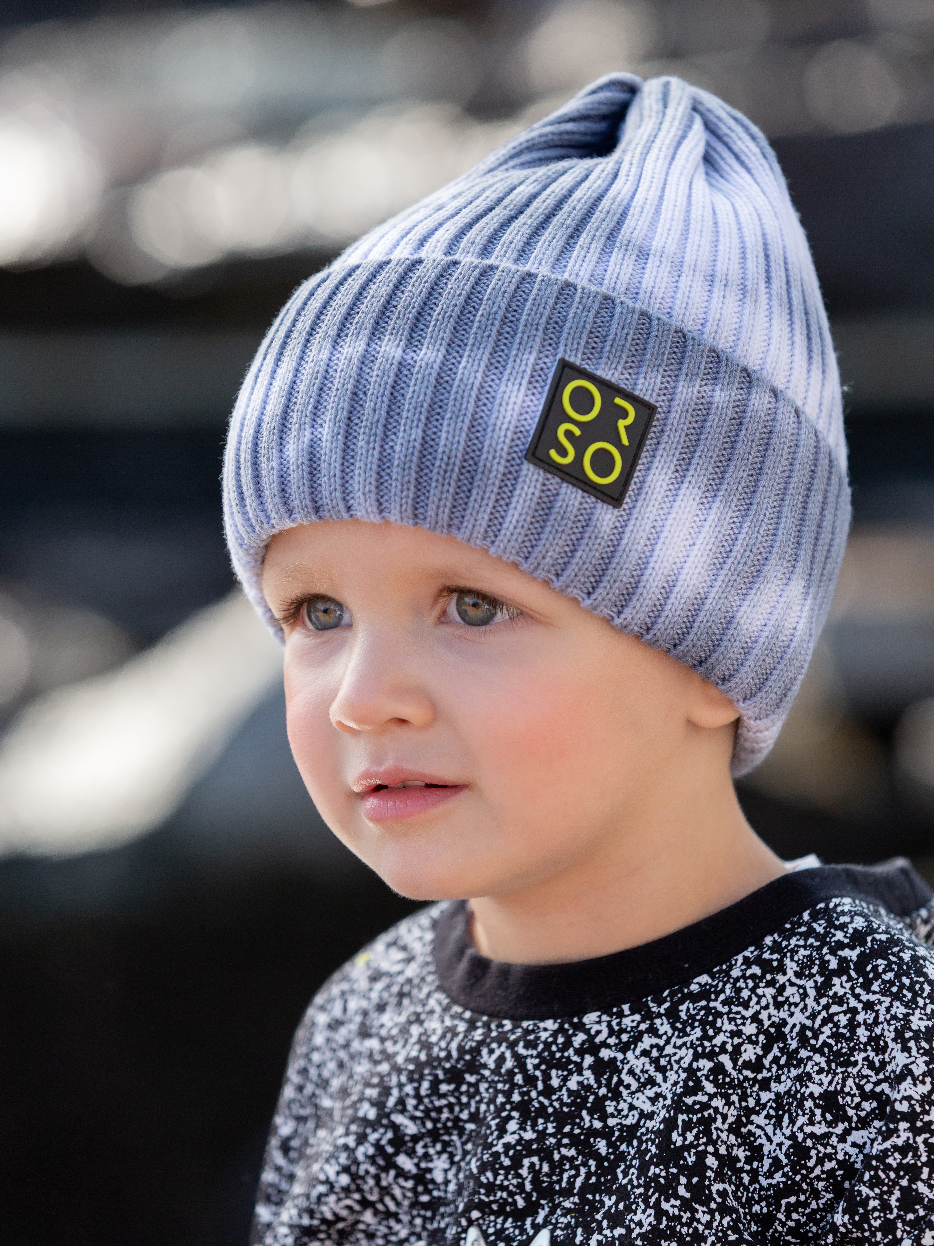 Шапка Orso Bianco 01573-22_джинс тай-дай - фото 2