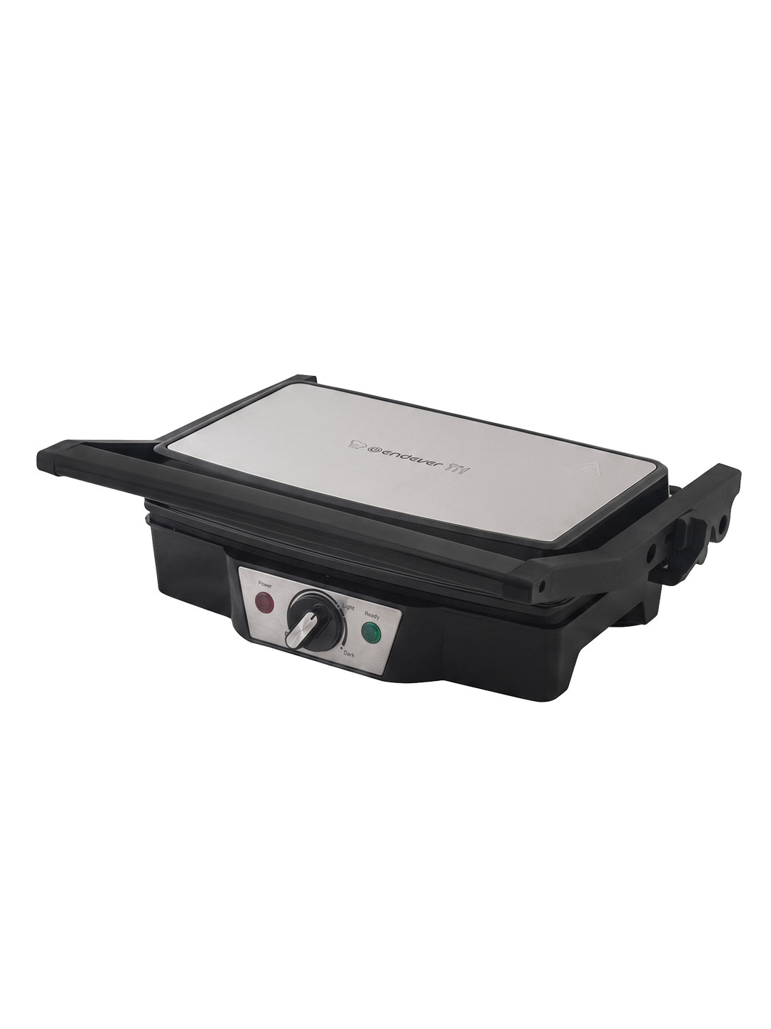 Электрический пресс гриль ENDEVER Grillmaster-120 2000 Вт 210°C антипригарный серебристо-черный - фото 7