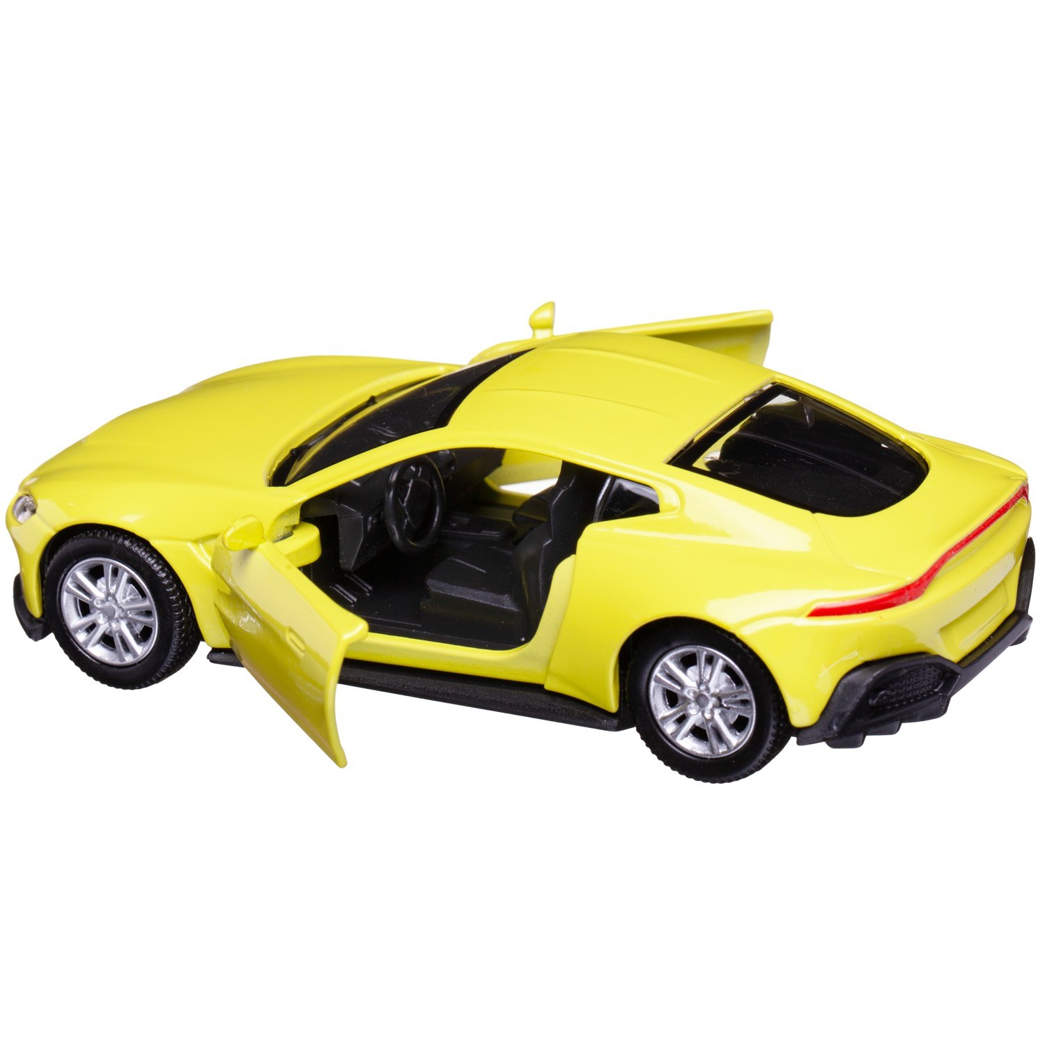 Автомобиль Abtoys АвтоСити 1:36 C-00524/желтая - фото 6