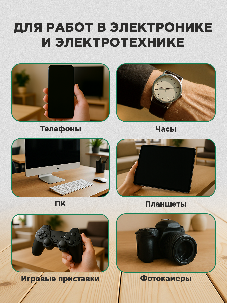 Набор для точных работ 6 предметов - фото 4