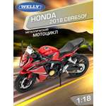 Мотоцикл Welly Honda Хонда 2018 СБР650Ф 1:18