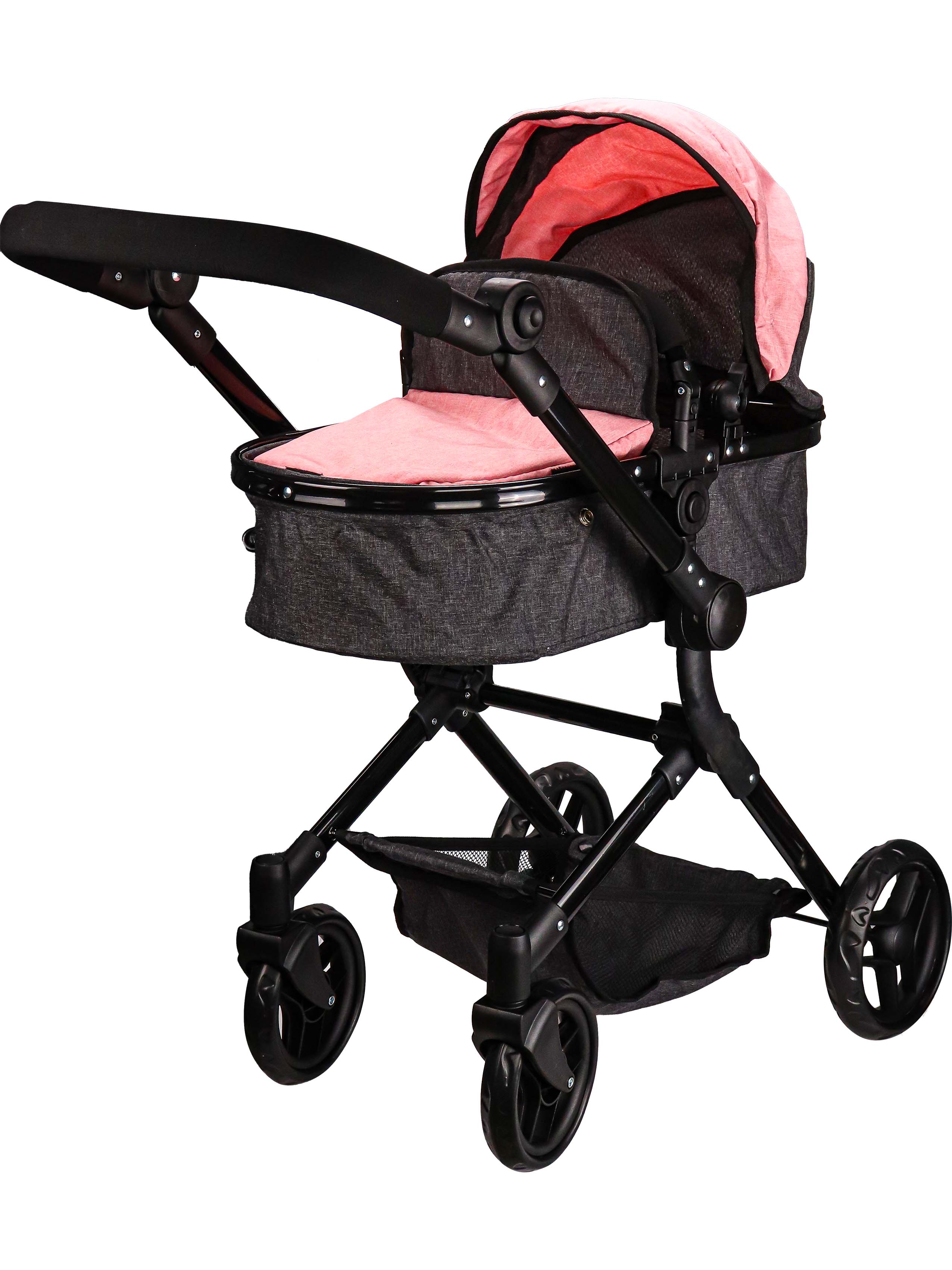 Коляска-трансформер для кукол Рыжий кот 9707-A - фото 1