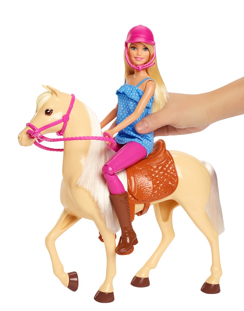 Кукла классическая Barbie Наездница с лошадью FXH13 FXH13 - фото 5