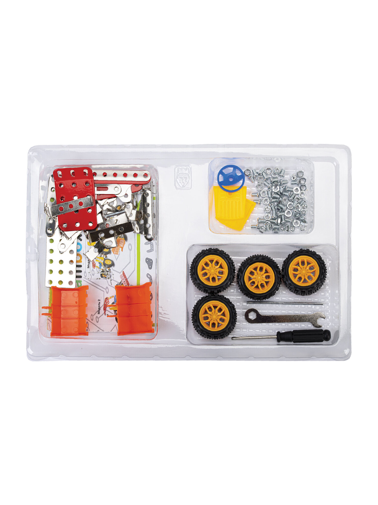 Конструктор BAMBOX Техника 3 в 1 металлический 122 дет. - фото 9