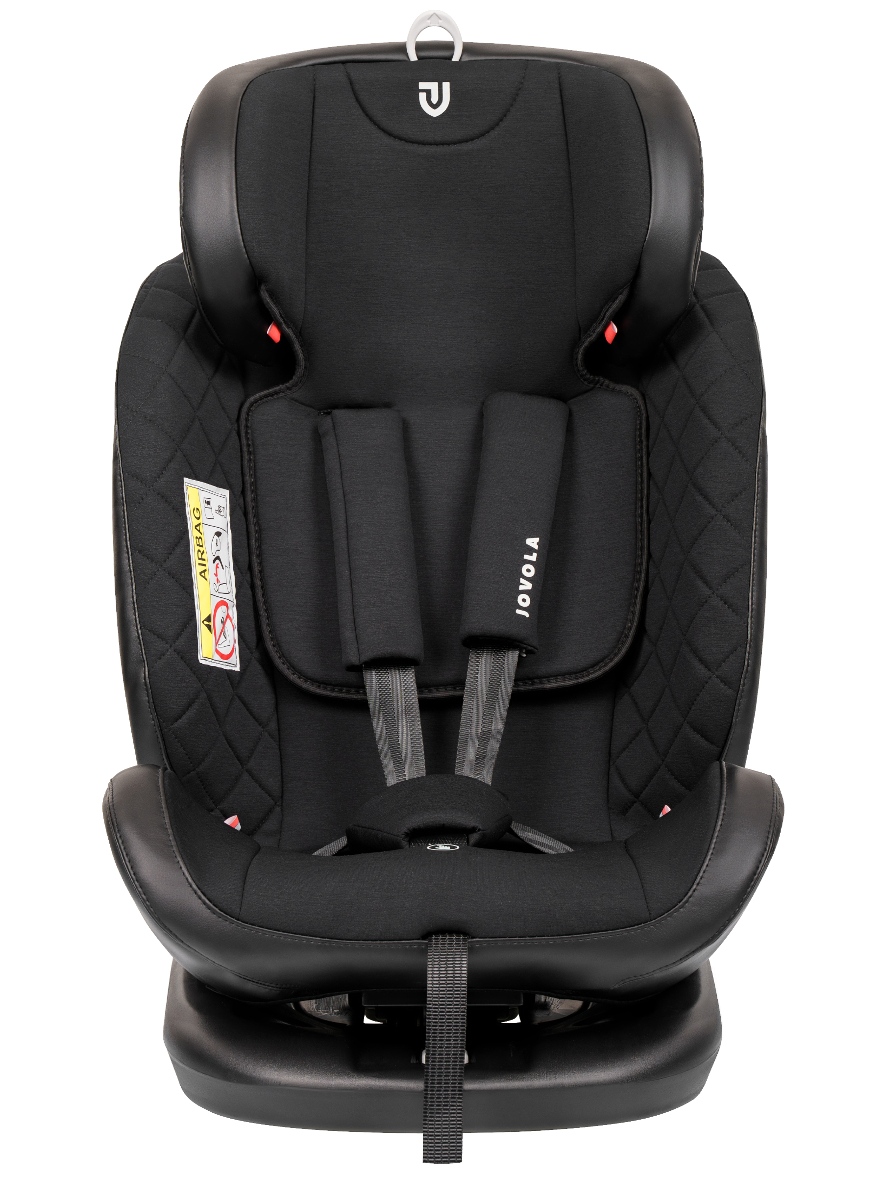 Автокресло Indigo Jovola Fuller, черн.-чер. кожа Isofix 0+/1/2/3 (0-36 кг) черный - фото 28