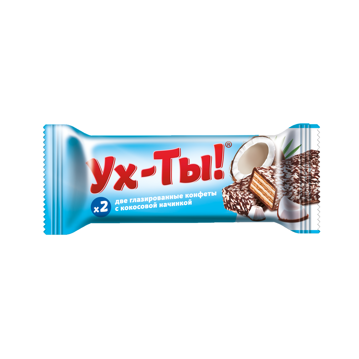 Конфеты вафельные глазированные Ух-Ты! мультипак 30г*4шт - фото 1