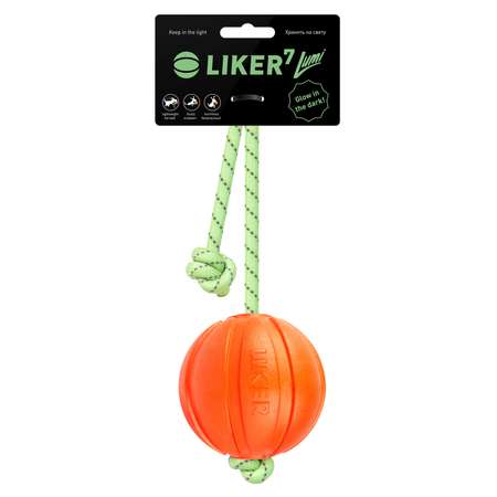 Игрушка для собак Liker Lumi Мячик средний