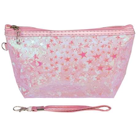 Косметичка LUKKY блестящая Holographic Stars 23,5х 14х 7см